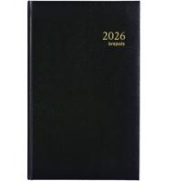 Agenda 2026 Brepols Brefix Lima 1dag/1pagina zwart - thumbnail