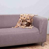 Trixie beany fleece hondendeken taupe - thumbnail