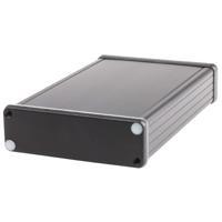 Hammond Electronics 1455L1601BK Profielbehuizing 160 x 103 x 30.5 Aluminium Zwart 1 stuk(s) - thumbnail