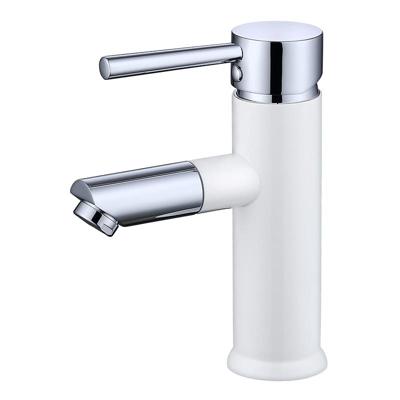 Wastafelmengkraan Best Design Bicolor Black Draaibare Uitloop Wit/Chroom