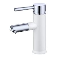 Wastafelmengkraan Best Design Bicolor Black Draaibare Uitloop Wit/Chroom - thumbnail