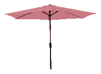 Stokparasol Gemini 300 cm roze - thumbnail