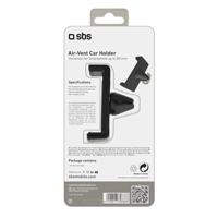 sbs mobile Telefoonhouder voor in de auto 360° draaibaar 55 - 80 mm Bevestigingswijze (auto): Ventilatierooster - thumbnail
