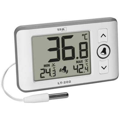 TFA Dostmann Digitales Profi-Thermometer mit Kabelfühler LT 202 30.1052.02 Thermometer Wit TFA Dostmann Digitales Profi-Thermometer mit Kabelfühler LT 202 30.1052.02 Thermometer Wit