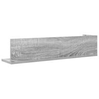 Wandschappen 2 st 75x16,5x16,5 cm bewerkt hout grijs sonoma - thumbnail