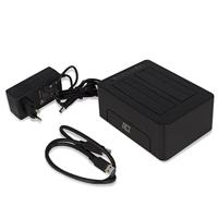 ACT 2,5 en 3,5 inch SATA Dual harde schijf docking station, USB 3.2 Gen1 - thumbnail