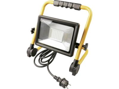 Led bouwlamp op standaard waterdicht met stekker - 50 watt