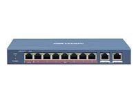 Hikvision Digital Technology DS-3E0310HP-E netwerkswitch (Fast Ethernet (10/100), Ethernet-verbinding, ondersteunt de stroomvoorziening via deze poort (PoE) blauw - thumbnail