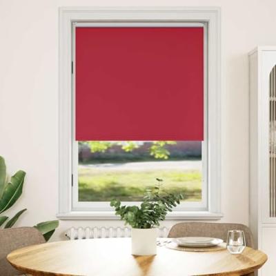 VidaXL Rolgordijn verduisterend 100 x 175 cm rood
