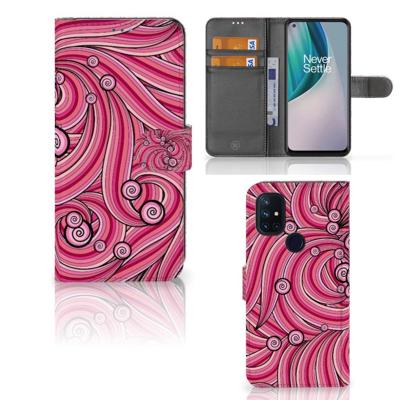 OnePlus Nord N10 Hoesje Swirl Pink OnePlus Nord N10 Hoesje Swirl Pink