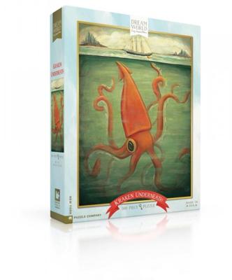 New York Puzzle Company Kraken Onderwater - 500 stukjes