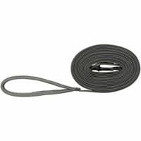 TRIXIE HONDENRIEM SLEEPLIJN FUSION GRAFIET GRIJS / PAPAYA ORANJE 5 MTRX1,7 CM - thumbnail