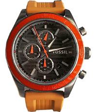 Horlogeband Fossil BQ2223 Silicoon Bruin 22mm Horlogeband Fossil BQ2223 Silicoon Bruin 22mm