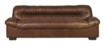 Dutchbone 3-zits Bank 'Douglas' Wax Leder, kleur Chocolate