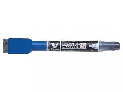 Whiteboardmarker Pilot met wisser rond extra fijn blauw