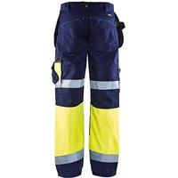 Blåkläder Werkbroek High-Vis X1500 15081860 | Marine/High-Vis Geel | Maat 54 - 7330509387221 - thumbnail