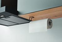 Metaltex Keukenrolhouder Hangend 30x3x10 cm Zwart - thumbnail