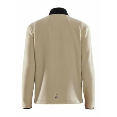 Craft 1912220 ADV Explore Pile Fleece Jacket M - Ecru-Black - XXL