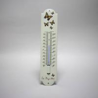 Emaille thermometer Vlinder - thumbnail