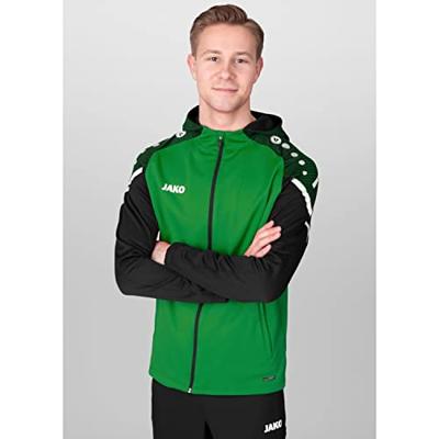 JAKO 6822 Jas Met Kap Performance - Zachtgroen/Zwart - 4XL