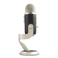 Blue Yeti USB Microfoon voor Opname, Streaming, Gaming, Podcasting, Condensator-Mic voor Laptop of Computer, PC en Mac, Blue VO!CE Effecten, Verstelbare Standaard, Plug and Play - Zwart zilver - thumbnail