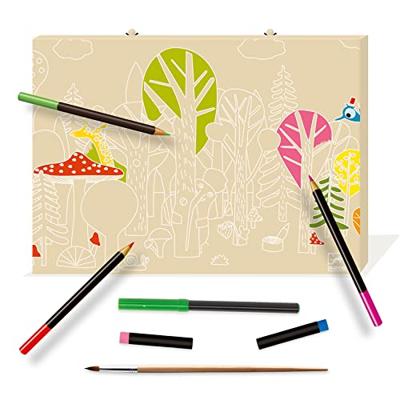 Grote doos met DJECO-kleuren meerdere kleuren