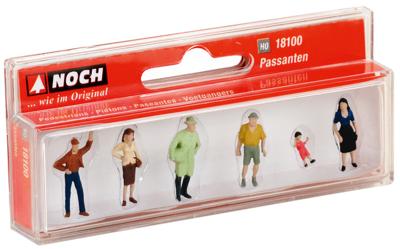 NOCH 18100 H0 Passanten. figuren Geverfd, Staand
