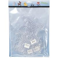 Creativ Company Onderplaat, teddybeer, auto, rendier, eend en konijn, afm 16x19,5-19x24 cm, jumbo, helder, 5 stuk/ 1 doos - thumbnail