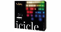 Mobiele kerstverlichting 190 RGB W LEDs ijspegelverlichting Generation II Twinkly 5 meter - Twinkly - thumbnail