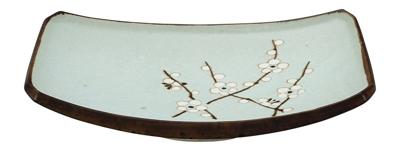 Rechthoekig bord - Tokyo Design Studio - Soshun - Mintgroen - 18.5 x 12.5cm