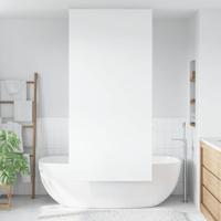 VidaXL Doucherolgordijn 100x240 cm stofbreedte 96 cm - thumbnail