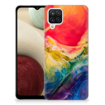 Smartphone hoesje Samsung Galaxy A12 Watercolor Dark Smartphone hoesje Samsung Galaxy A12 Watercolor Dark