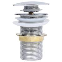Afvoer pop-up zonder overloop 6,4x6,4x9,1 cm chroomkleurig - thumbnail