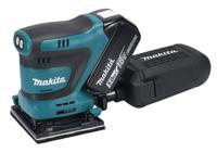 Makita dbo480rtj accu handpalm vlakschuurmachine | 18v | 2 x 5.0 ah accu + snellader | in mbox - dbo480rtj - thumbnail