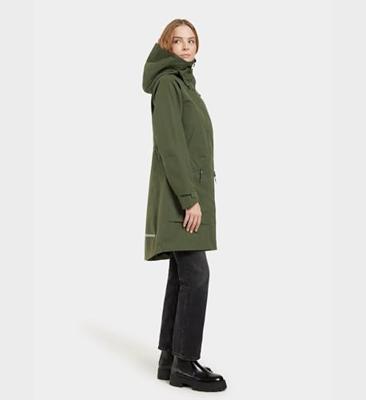 Didriksons Ilma Parka Jas Dames Deep Green 40