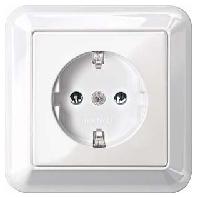 Merten MEG2301-1219 Wandcontactdoos System M Polar-wit 1 stuk(s) - thumbnail