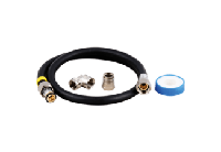 Scanpart gasslang aansluitset 1/2 100cm aluminium (NL) Fornuis accessoire Zwart - thumbnail