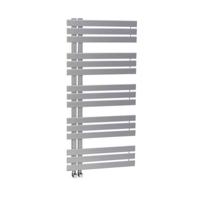 Designradiator Sapho Silvana Recht 50x123.6 cm 561W Zilver - thumbnail
