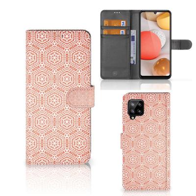Samsung Galaxy A42 5G | Telefoon Hoesje | Pattern Orange Samsung Galaxy A42 5G | Telefoon Hoesje | Pattern Orange