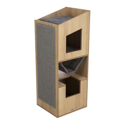 Trixie Cat Tower CityStyle krabpaal bruin/grijs 1 stuk