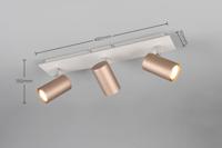 Trio 3-lichts opbouwspotMarley coffee - 802400365 - thumbnail