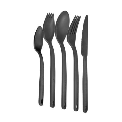Sea To Summit CAMP CUTLERY SET - [3 PIECE] (CHARCOAL)