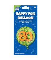 Paperdreams Happy folie ballon - 80 jaar - thumbnail