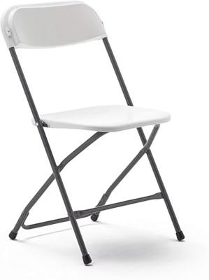 Marbueno Vouwstoel Kunststof Wit 44x44x79 cm Catering, Strand en Kamperen 10532