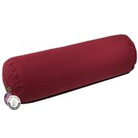 Yogi & Yogini Yoga Bolster Blauw Rond Katoen - Effen- 60 x 16 cm - thumbnail