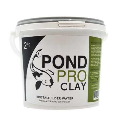 Pond Pro Clay 2 kg - Kristalhelder Vijverwater & Gezondheid Boost voor Vissen