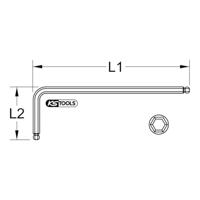 KS Tools 151.43015 Haakse schroevendraaier 1.5 mm - thumbnail