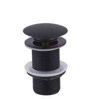 Wiesbaden Clickwaste Caral Verlengd 5/4" Mat Zwart - thumbnail