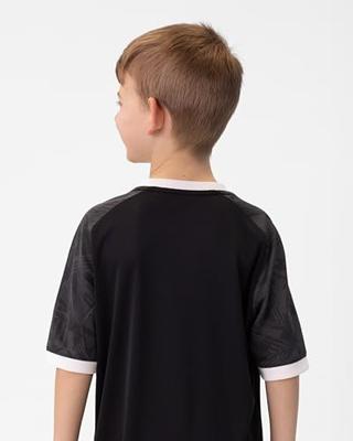JAKO 4224K Shirt Iconic Km Kids - Zwart/Antraciet - 152
