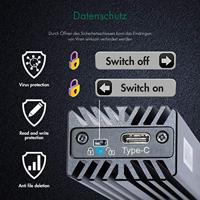 ICY BOX 60713 M.2 SSD-behuizing USB-C 3.2 Gen 2 - thumbnail